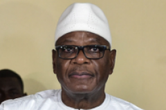 Le président sortant du Mali, réélu