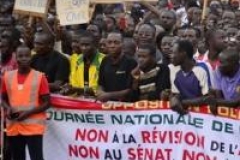 Rassemblement populaire contre Blaise Compaoré